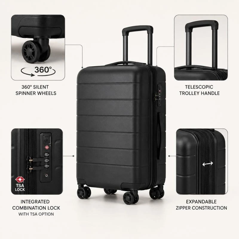 Hard Plastic Carry On Luggage price